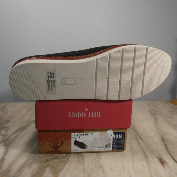 NiB Nice! Rockport Women's Camryn Slip Loafer Flat Black Knit 10 - Picture 9 of 9